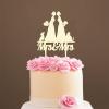 Bride And Groom Cake Topper with Pet, Rustic Mr And Mrs Cake Topper, Wood Cake Topper for Wedding, Custom Bride And Groom Cake Topper, Beach Wedding Bridal Shower Decor