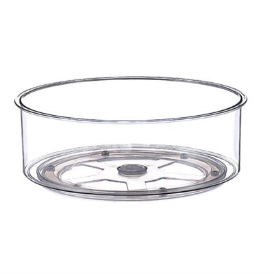 NICHANGHUA Tray Rotating Practical Condiment Organizer Kitchen Spice Rack Organizer Turntable Cabinet Organizer Kitchen Spice Tray (Color : 24x23cm)