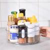 NICHANGHUA Tray Rotating Practical Condiment Organizer Kitchen Spice Rack Organizer Turntable Cabinet Organizer Kitchen Spice Tray (Color : 24x23cm) view 3
