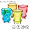 Amazing Abby - Alaska - 16-Ounce Insulated Tumblers (Set of 4), Double-Wall Drinking Glasses, Mixed-Color Reusable Cups, BPA-Free, Shatter-Proof, Dishwasher-Safe view 3