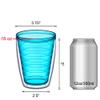 Amazing Abby - Alaska - 16-Ounce Insulated Tumblers (Set of 4), Double-Wall Drinking Glasses, Mixed-Color Reusable Cups, BPA-Free, Shatter-Proof, Dishwasher-Safe view 4