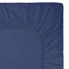 Craftsworth Egyptian Cotton Fitted Sheet - Cal King Size Denim Blue Deep Pocket Luxury Quality Sheet view 1