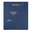 Craftsworth Egyptian Cotton Fitted Sheet - Cal King Size Denim Blue Deep Pocket Luxury Quality Sheet view 2