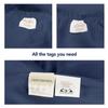 Craftsworth Egyptian Cotton Fitted Sheet - Cal King Size Denim Blue Deep Pocket Luxury Quality Sheet view 3