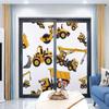 Yellow Black Window Film Daytime Privacy Protection Vehicles Cartoon Abstract Images Window Film Privacy Stained Static Cling Glass Film Cars 35.4Wx78.7L-inch x2 Pcs view 1