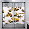 Yellow Black Window Film Daytime Privacy Protection Vehicles Cartoon Abstract Images Window Film Privacy Stained Static Cling Glass Film Cars 35.4Wx78.7L-inch x2 Pcs view 2
