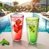 Amazing Abby - Alaska - 24-Ounce Insulated Tumblers (Set of 4), Double-Wall Drinking Glasses, Mixed-Color Reusable Cups, BPA-Free, Shatter-Proof, Dishwasher-Safe view 2