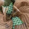 God Bless Our Home Handmade Deco Mesh Wreath view 3