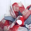 Custom Baseball Ribbon Wreath You Choose Colors for School or Little League or Your Team. Available in 24 inch and 28 inch diameters view 4