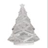 11.375" LED Blowing Glitter Light Up Christmas Tree - White, Christmas Decor, Christmas Lights, 4-Hour Timer Function, Requires 3AA Batteries (not Included) view 1
