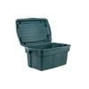 Rubbermaid ECOSense High-Top Storage Totes 28 Gal Pack of 3 Durable, Reusable, Large Plastic Storage Bins with Resting Hinged Lid, Made from Recycled Materials view 2