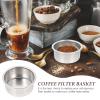 Hemoton Stainless Steel Filter Basket Coffee Machine Accessory for Brewing Polished Design Compatible Portafilter Coffee Makers view 4