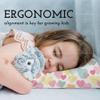 Little Sleepy Head Youth Pillow 16x22 with Hypoallergenic Cotton Pillow case Youth Pillows for Sleeping Age 5-10 - Snugly Designed Youth Neck Pillows for Travel, School and Bedtime - (Hearts) view 3