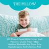 Little Sleepy Head Youth Pillow 16x22 with Hypoallergenic Cotton Pillow case Youth Pillows for Sleeping Age 5-10 - Snugly Designed Youth Neck Pillows for Travel, School and Bedtime - (Hearts) view 4