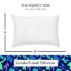 Little Sleepy Head Youth Pillow 16x22 with Hypoallergenic Cotton Pillow case Youth Pillows for Sleeping Age 5-10 - Snugly Designed Youth Neck Pillows for Travel, School and Bedtime - (Dinosaurs Blue) view 3