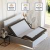 Mielmoon W-Class Adjustable Bed Base Tilt Massage, Wallhugger Engineering, Charging Station, Bluetooth app Controls, Wireless Remote Head and Foot Incline Adjustable (Queen) view 2