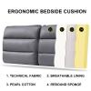 Wedge Body Positioning Support Headboard Cushion Reading Backrest King Size Throw Pillows Bedside Back Lumbar Pillow for Day Bed Bunk Bed,A,No headboard 74.8"/190cm view 3