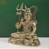 Exotic India 15" Brass Mahadeva Lord Shiva - Brass view 2