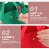 Didiseaon 2pcs Christmas Bag Christmas Treat Bag Felt Bag Xmas Tote Bags Christmas Party Favor Bag Xmas Bag Xmas Candy Bag Christmas Candy Holder Felt Bag Baby Cartoon view 4