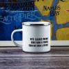 Funlucy 10 Oz Enamel Mug Metal Camping Mug Outdoor Camping Coffee Cup Keys Glasses Phone Debit Card Coffee Mug for Camping Backpacking Hiking Fishing Housewarming Gifts view 3