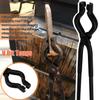Blacksmith Hammer & Forge Tools Kit - Starter Beginner Making Knife Kit With Anvil, Wolf Jaw Tongs & V-bit Tongs view 2