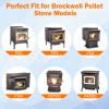 Criditpid Replacement A-E-027 Combustion Blower Motor for Breckwell Pellet Stove P22, P23, P24, P26, P2000, P2700, Big E Models, Exhaust Blower for US Stove 5040 Pellet Stoves.(Without Housing) view 2