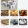 V3VOGUE Table Number Holder Stainless Steel Table Signs Used for Restaurants Hotels Cafes Bar Pub - 1-20/50/100 Metal Stackable Table Number Cards - Sturdy and Easy to Clean view 4