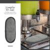 CALLARON 4pcs Refrigerator Drip Tray Absorbent Water Cushion Mat for Fridge Prevents Spills and Protects and Easy to Install Grey Design view 3