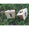 Retro Wooden Table Number Plate 1-25/1-50, 6x5cm Wooden Table Numbers Cards - Beautiful And Sturdy - Digital Restaurant Table Sign For Hotel Restaurant Cafe Bar ( Color : Wood B , Size : 1 to 25 ) view 4
