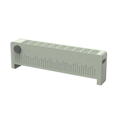 BOBONI Baseboard Heater,Electric Fan Heater, Thermostat, Compact Radiator,Low Level/high 2 Heat Settings,for Greenhouses, Heaters, Garages,Overheat Protect