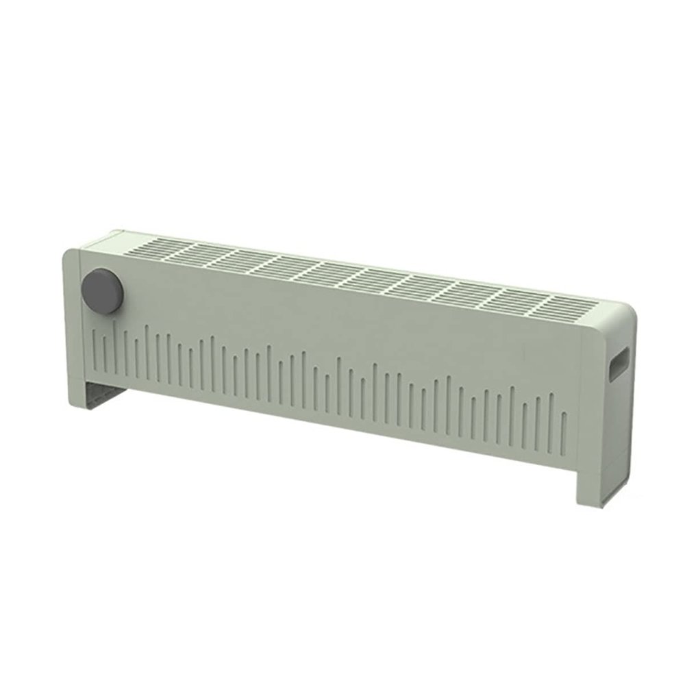 BOBONI Baseboard Heater,Electric Fan Heater, Thermostat, Compact Radiator,Low Level/high 2 Heat Settings,for Greenhouses, Heaters, Garages,Overheat Protect