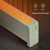 BOBONI Baseboard Heater,Electric Fan Heater, Thermostat, Compact Radiator,Low Level/high 2 Heat Settings,for Greenhouses, Heaters, Garages,Overheat Protect view 4