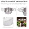 2Pcs Tea Infuser, Stainless Steel Tea Strainers for Loose Tea Mesh Tea Infuser Tea Strainers with Drip Bowls Tea Diffuser for Loose Tea(Silver) view 2