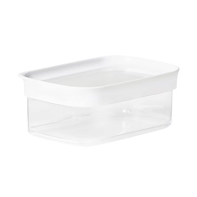 Emsa N11416 Optima Dry Storage Container 0.45 Litres Rectangular 100% Safe, Hygienic, Safe and Space-Efficient, Fresh Seal, BPA-Free, Transparent Design