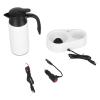 800ml Portable Car Water Dispenser with White Base Silicone Sealing for Hoop Cover for Travel Boil Water(White), Electric Car Kettle, Electric Car Kettle, 800ml Portable Car Water DispPortable Electr view 1