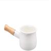 550ml Non-stick Milk Pan Double Mouth Mini Enamel Mixture Cooking Soup Pot (Color : B) view 1