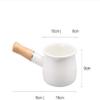 550ml Non-stick Milk Pan Double Mouth Mini Enamel Mixture Cooking Soup Pot (Color : E) view 2