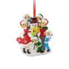 3D Building Snowman Family of 6 Christmas Ornament 2025 Personalized Family Christmas Ornaments 2025 | Frosty Winter Holiday Personalized Tree Ornaments Customizable Gifts Snow People of Six Ornament view 2