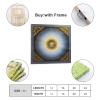 White Tara Mantra Mandala Buddhism Religion Meditation Poster Buddha Decorative Canvas Wall Art Living Room Bedroom Painting 28x28inch(70x70cm) view 2