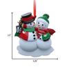 3D Personalized Our First Christmas Ornament 2025 | Custom Frosty Snowman Couple Ornaments Snow Couples Ornament 2025 Family of 2 Unique for a Couple Ornaments Couples Unique Gifts view 3