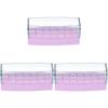 Beavorty 3pcs Nail Drill Bits Storage Box Sturdy Plastic Organizer for Manicure Grinding for Nail Art Shops and Home Use Keeps Your Workspace Neat and Tidy view 1