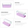 Beavorty 3pcs Nail Drill Bits Storage Box Sturdy Plastic Organizer for Manicure Grinding for Nail Art Shops and Home Use Keeps Your Workspace Neat and Tidy view 2