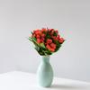 Allstate New Guinea Impatiens Artificial Floral Bush Spray - 13.75" - Tomato Red view 3