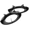 Luxshiny Wok Ring Cast wok ring for heat diffuser wok ring for gas burner gas stove grates replacement Iron 2PCS- Universal view 1