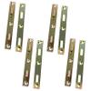 Set of 12 Pairs Rok Hardware 4" (102mm) Long Heavy Duty Steel Bed Rail Fasteners, Bed Rail Brackets, Zinc Plated, ROKBRF4 view 1