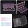 Beavorty 4pcs Nail Drill Bits Organizer Storage Case Lightweight Nail Polishing Tool Display Box for Salon and Use Made of Material Transparent Light view 4