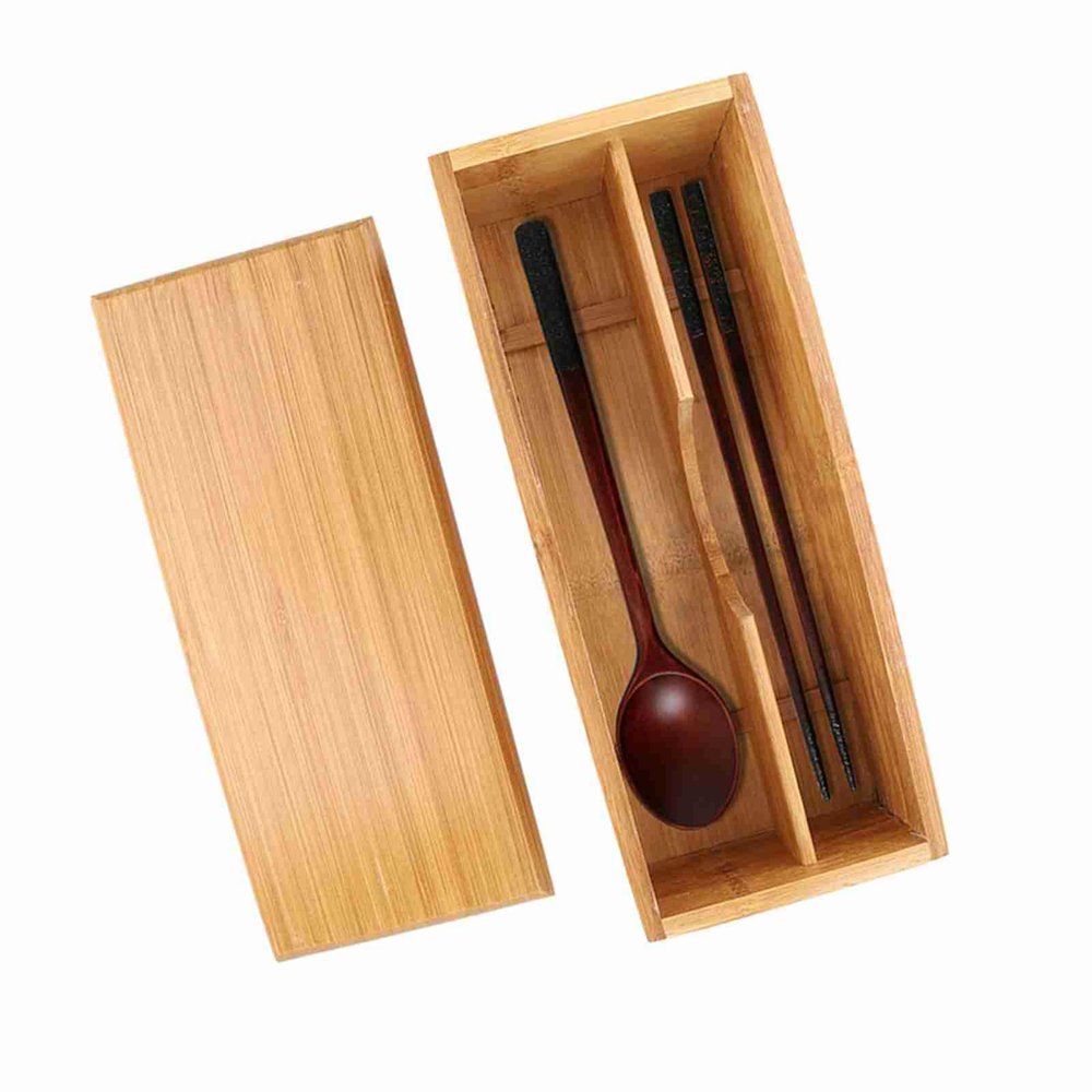 Aqur2020 Chopstick Holder Storagechopstick Box Japanese Chopsticks Box Tableware Spoon Cage Storage Box Container