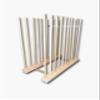 Art Storage Rack - 24' Long x 11' Wide with 24' Tall dowels - for Art Canvas Storage, Frames, Framed Art, Paintings, Unfinished wood view 3