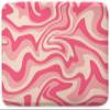 Aesthetic 70S Abstract Wavy Swirl Bath Rugs, Cute Pink Beige Bath Mats, Aesthetic Retro Minimal Groovy Teen Girls Non Slip Bathroom Rug Accessories Shower Mat Floor Mat for Kitchen Bedroom,17X29in view 3
