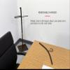 Proman Products VL17241 Kumo Freestanding Metal Valet Stand Organizer with Removable Hanger, Trouser Bar, Black, 11.5" W x 11.5" D x 41" H view 3